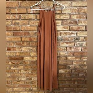 a new day Rust Midi Dress
